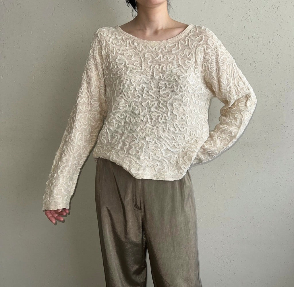 90s "pierre cardin" Knit Top