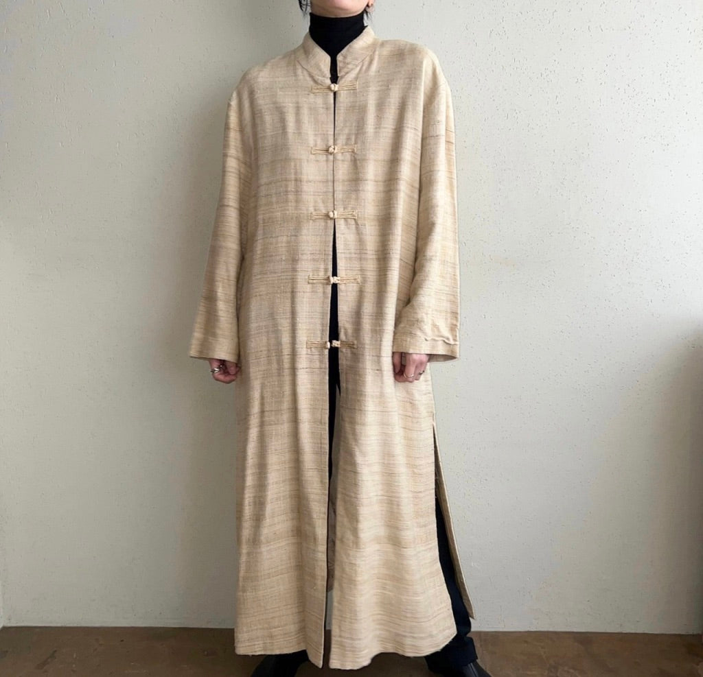 90s "ORVIS" Silk Asian Design Robe