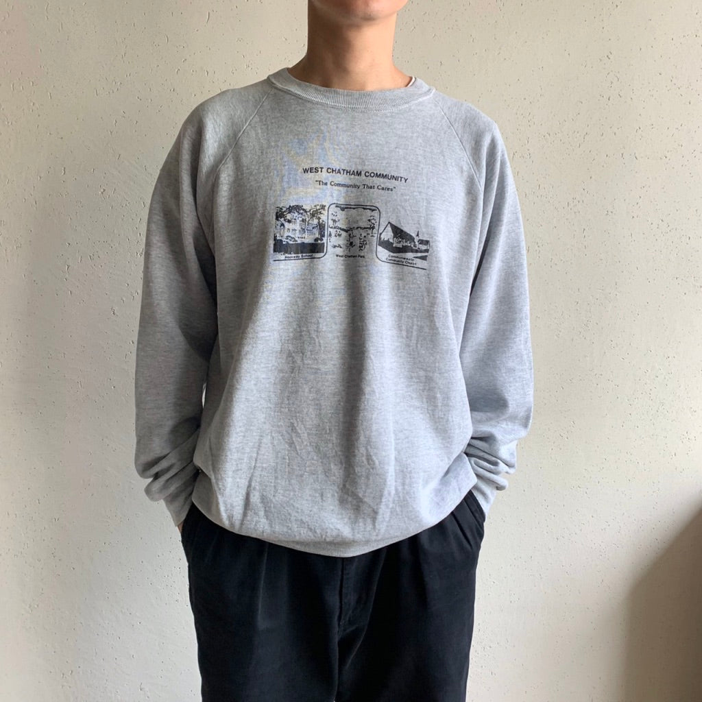 80s Printed Sweater Made in USA