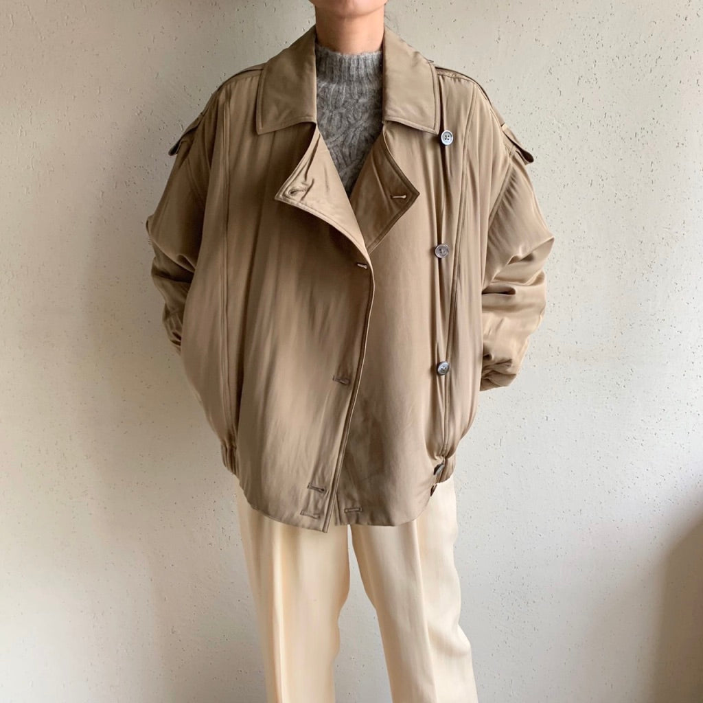 90s "ELLEN TRACY" Silk Jacket