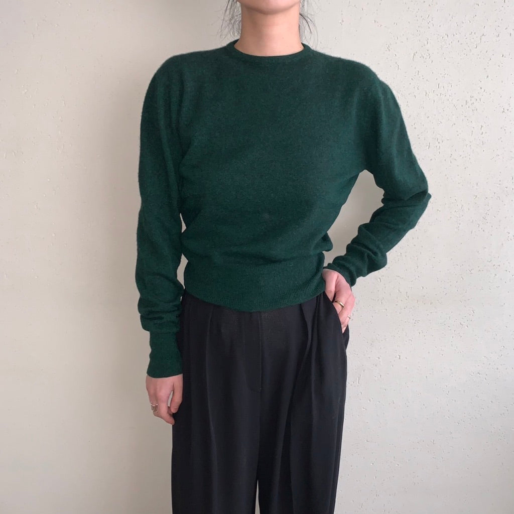 90s Green Light Knit Top