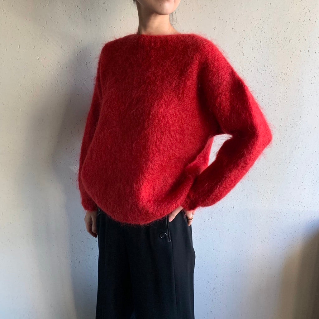 80s Red Knit