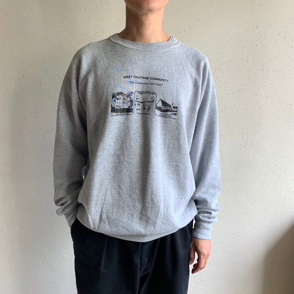80s Printed Sweater Made in USA