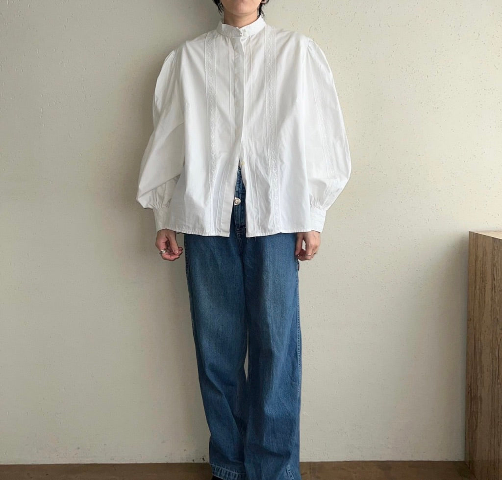 80s Balloon Sleeve Blouse Made in W,Germany
