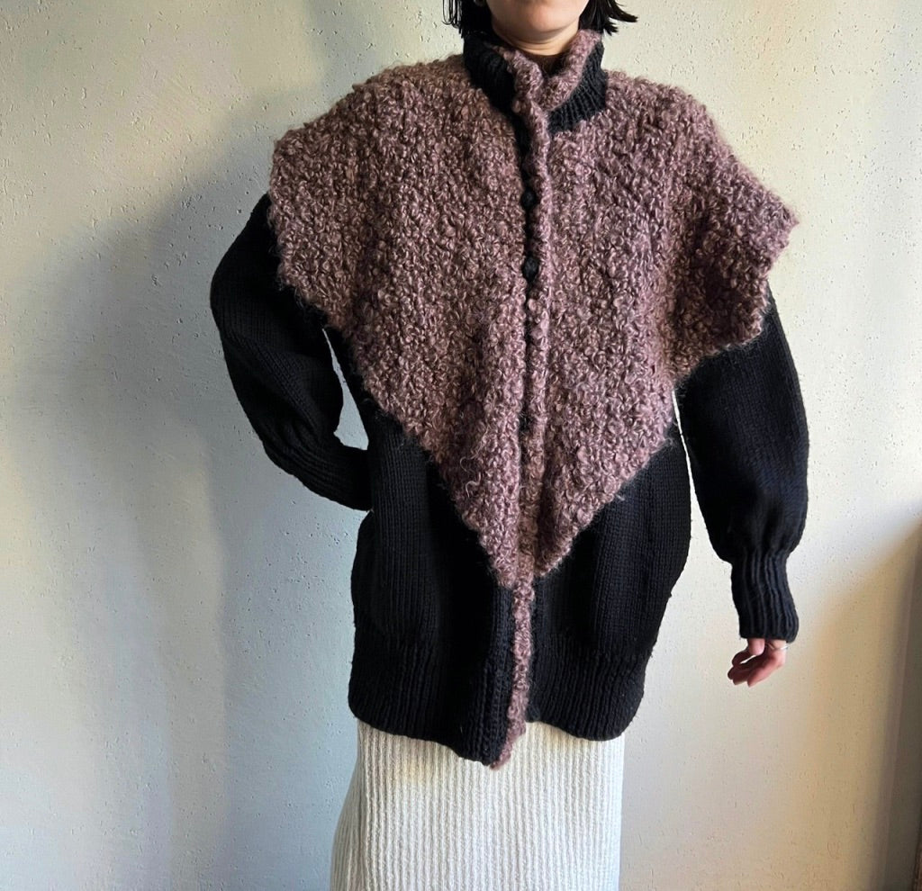 80s Design Knit Jacket