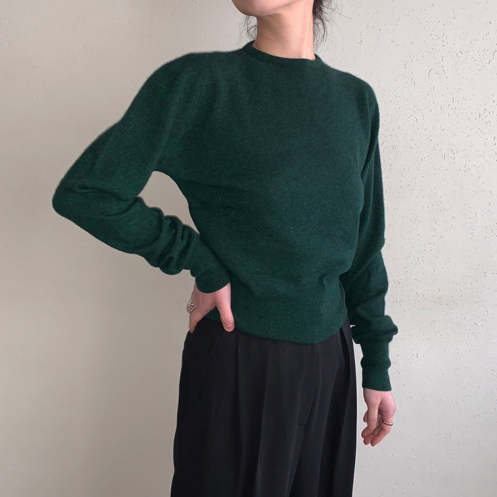 90s Green Light Knit Top