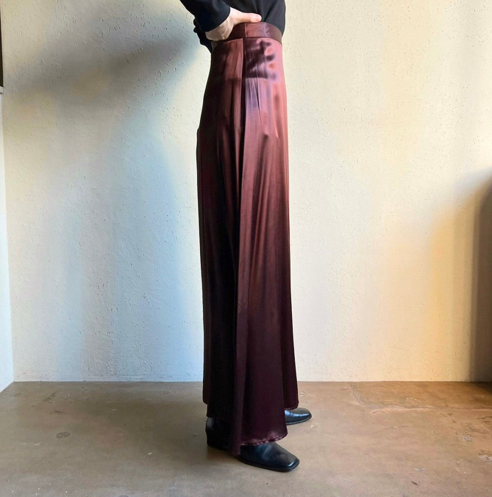 80s Shiny Skirt Made in USA