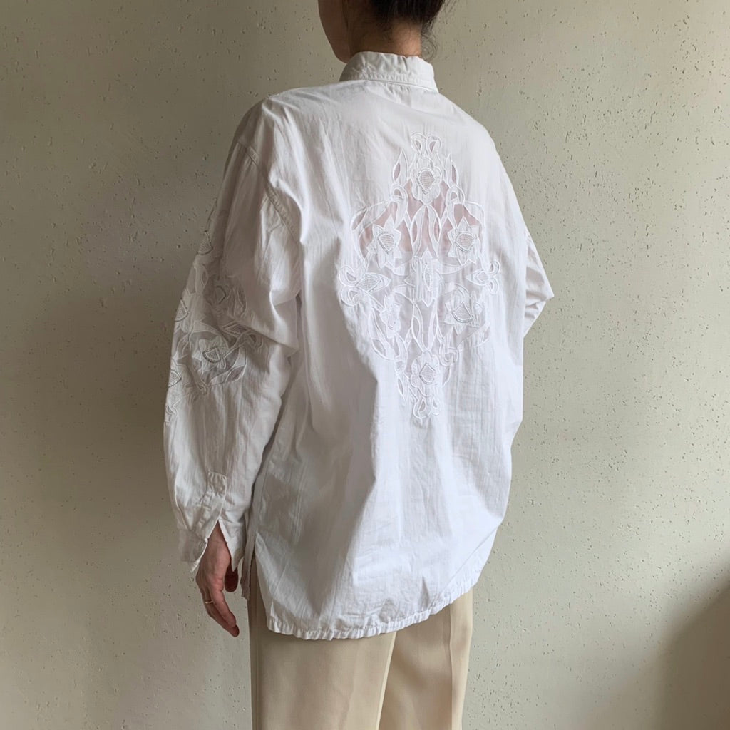 90s EURO Lace Blouse