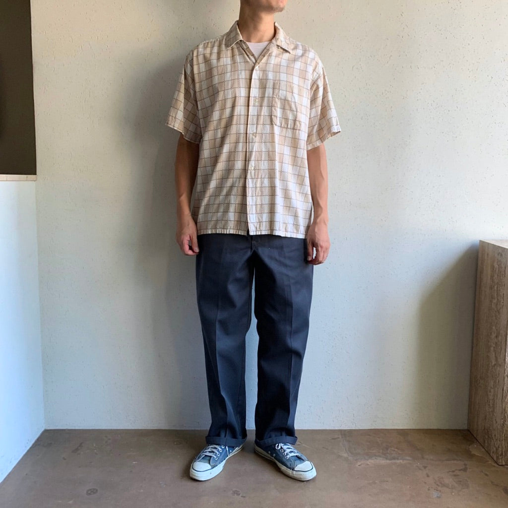 60s Sandy Mac Donald Plaid Box Shirt