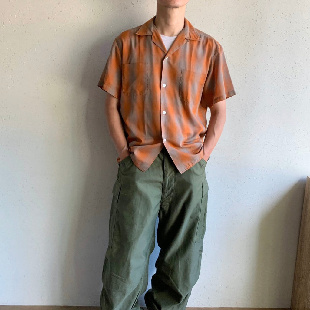 60s McGREGOR Plaid Shadow Shirt