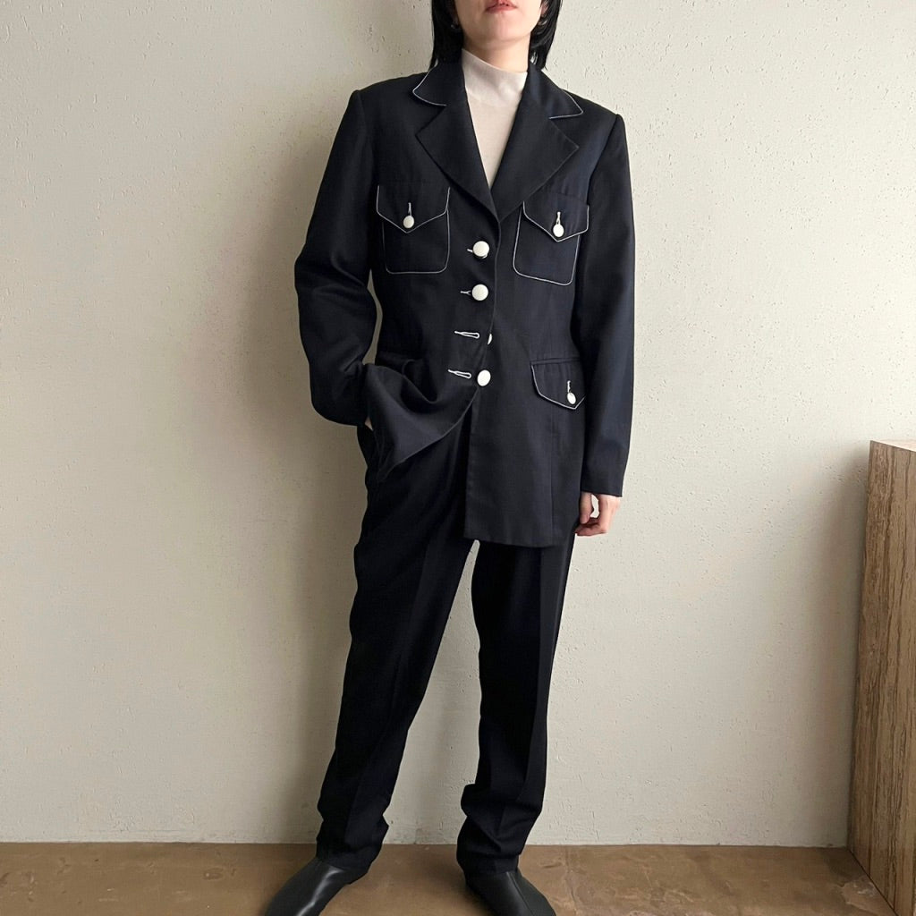 90s Black Two-Piece
