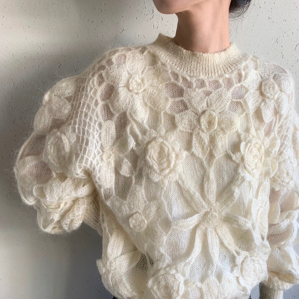 90s Mohair Design Knit