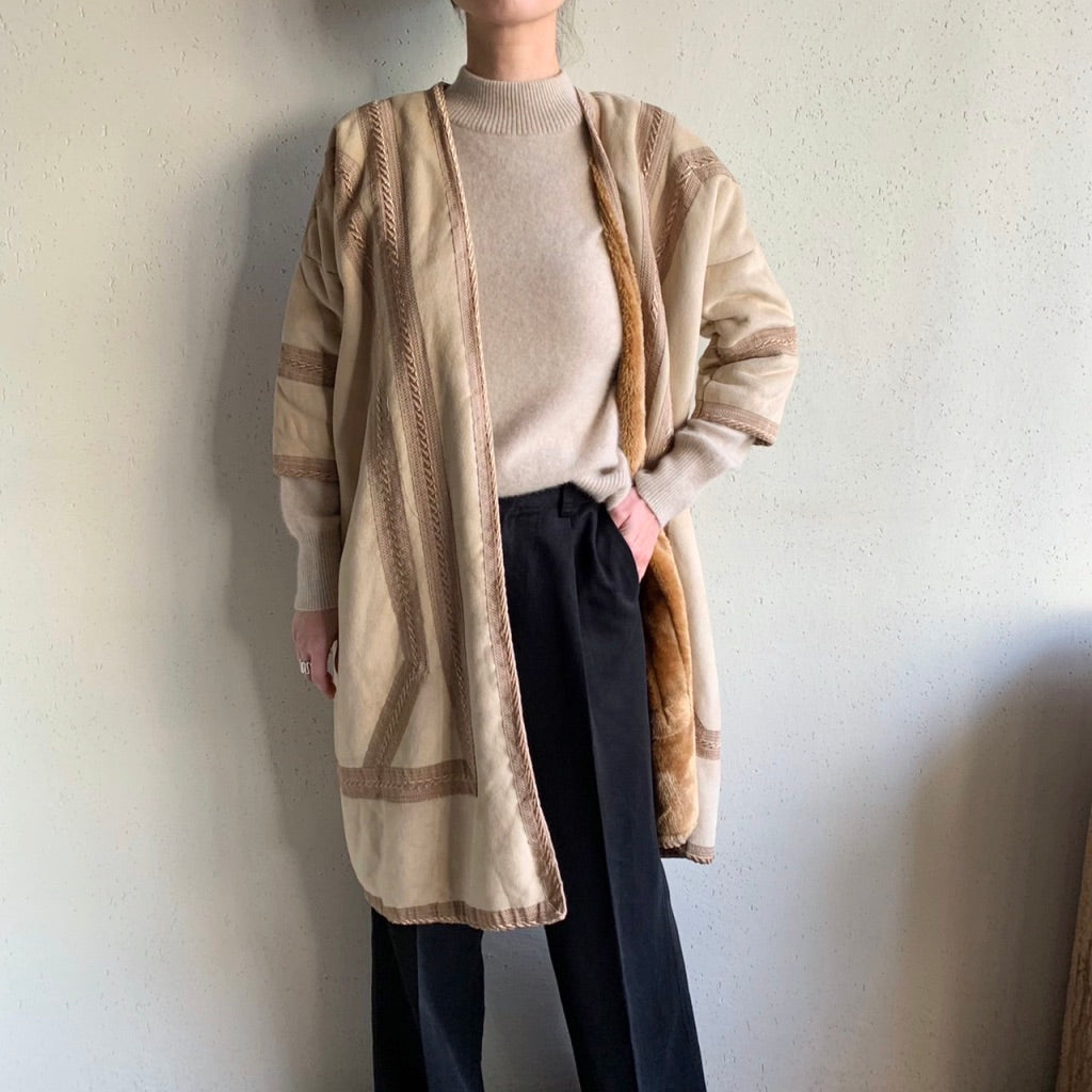 80s Boa Robe