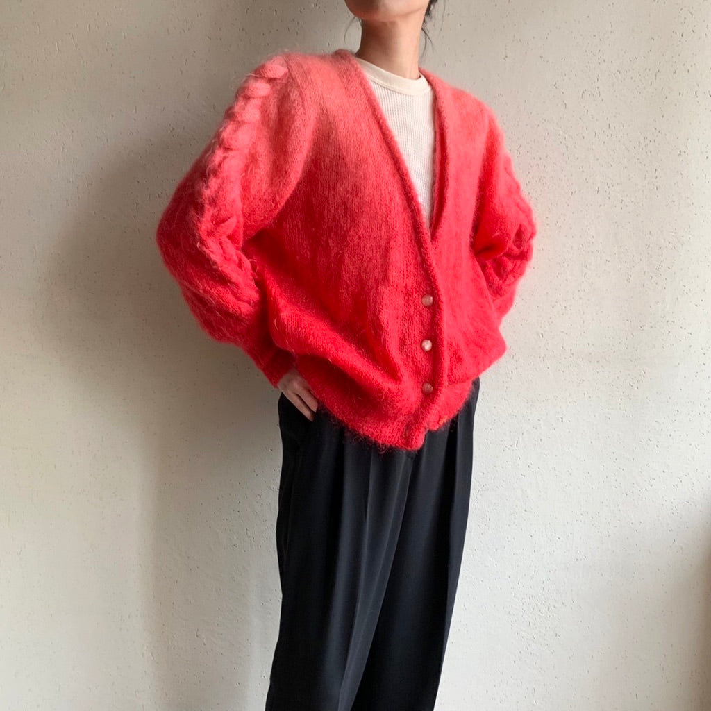 80s Gradation Knit Cardigan