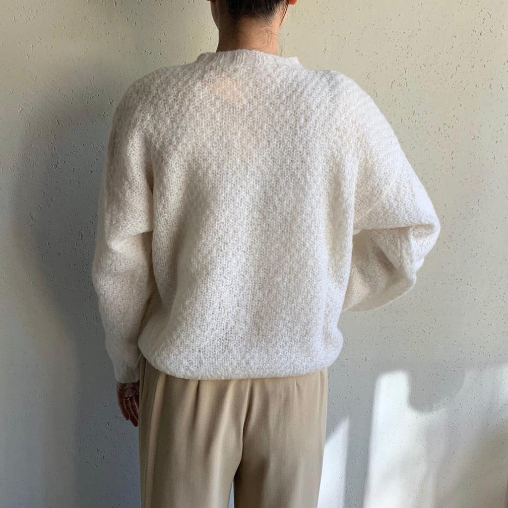 80s White Knit