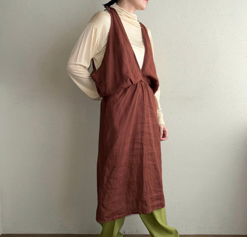 90s EURO Linen Dress