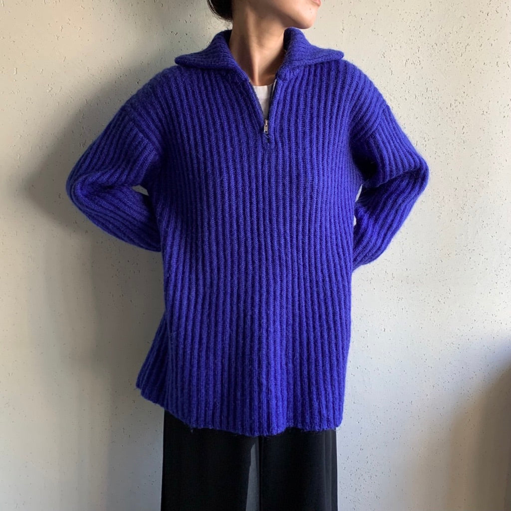 90s Zipped Mohair Knit