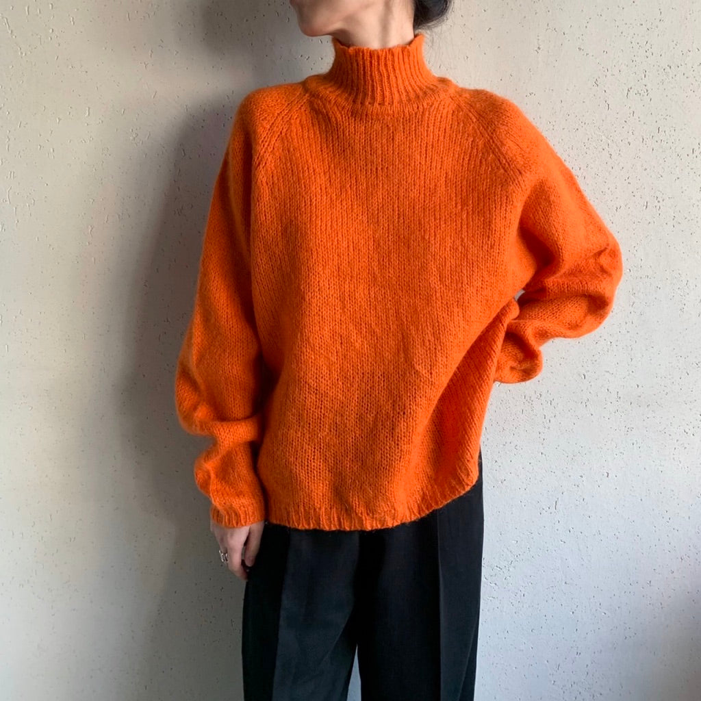 90s High Neck Mohair Knit