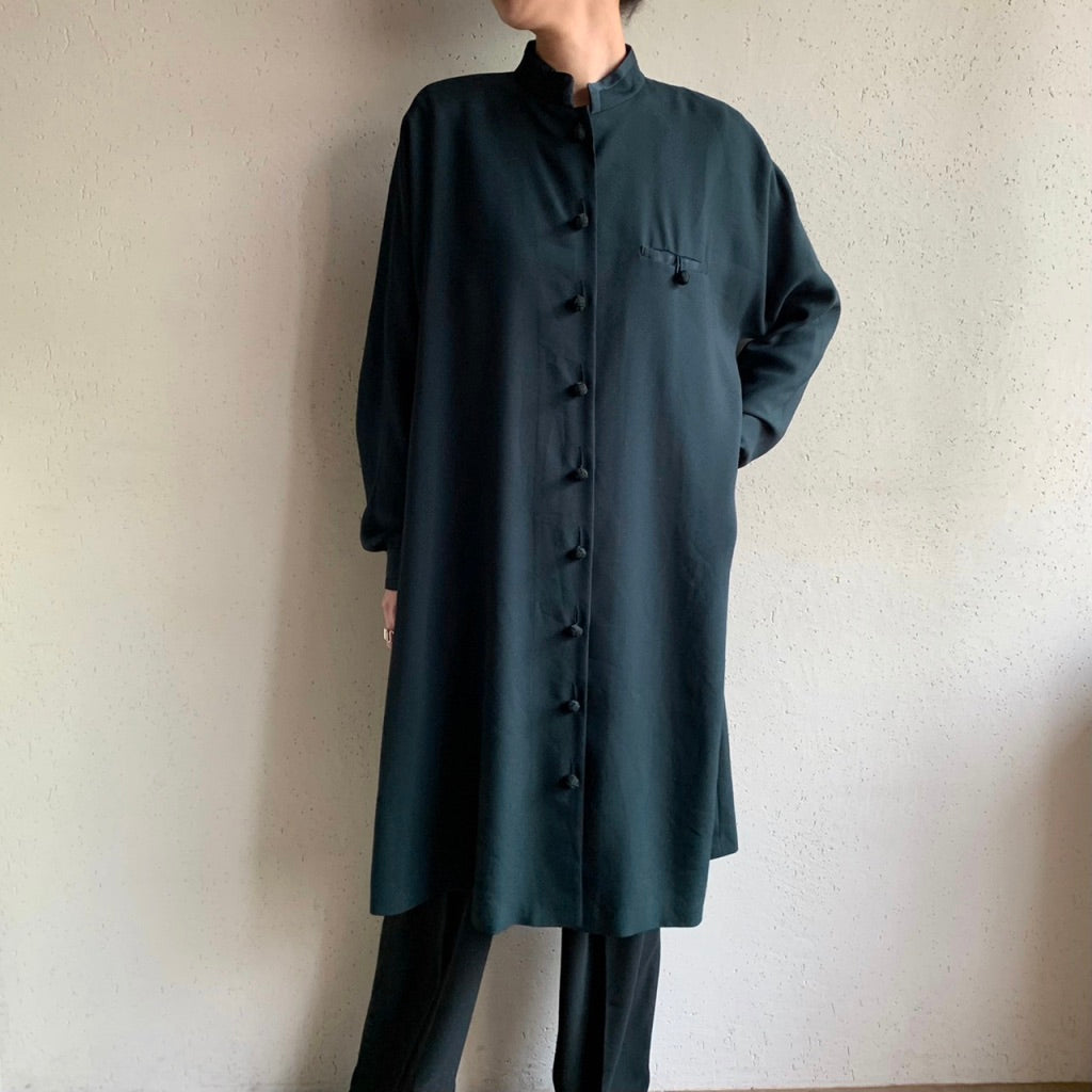 90s Asian Design Long Blouse
