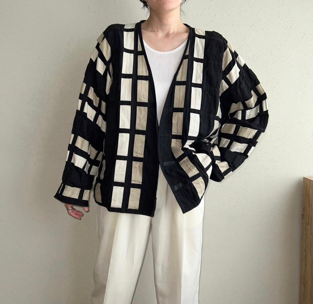 80s Woven Pattern Jacket