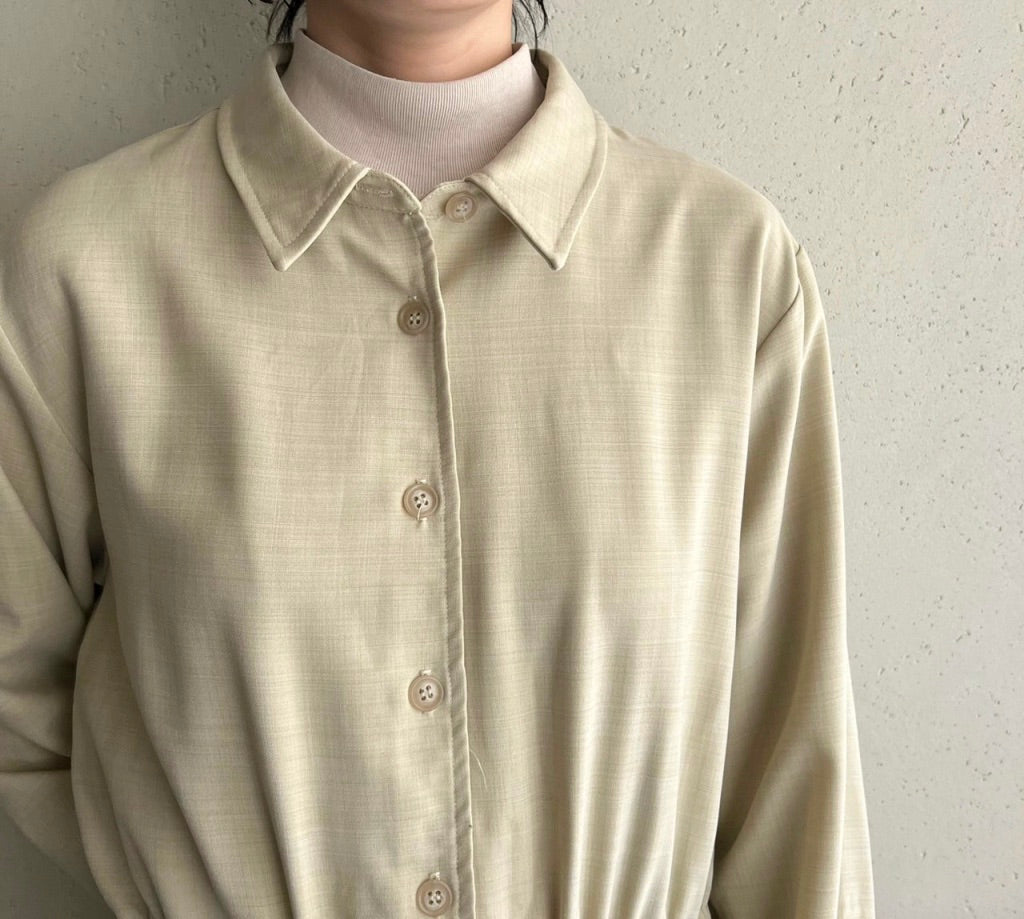 90s Shirt Dress Made in USA