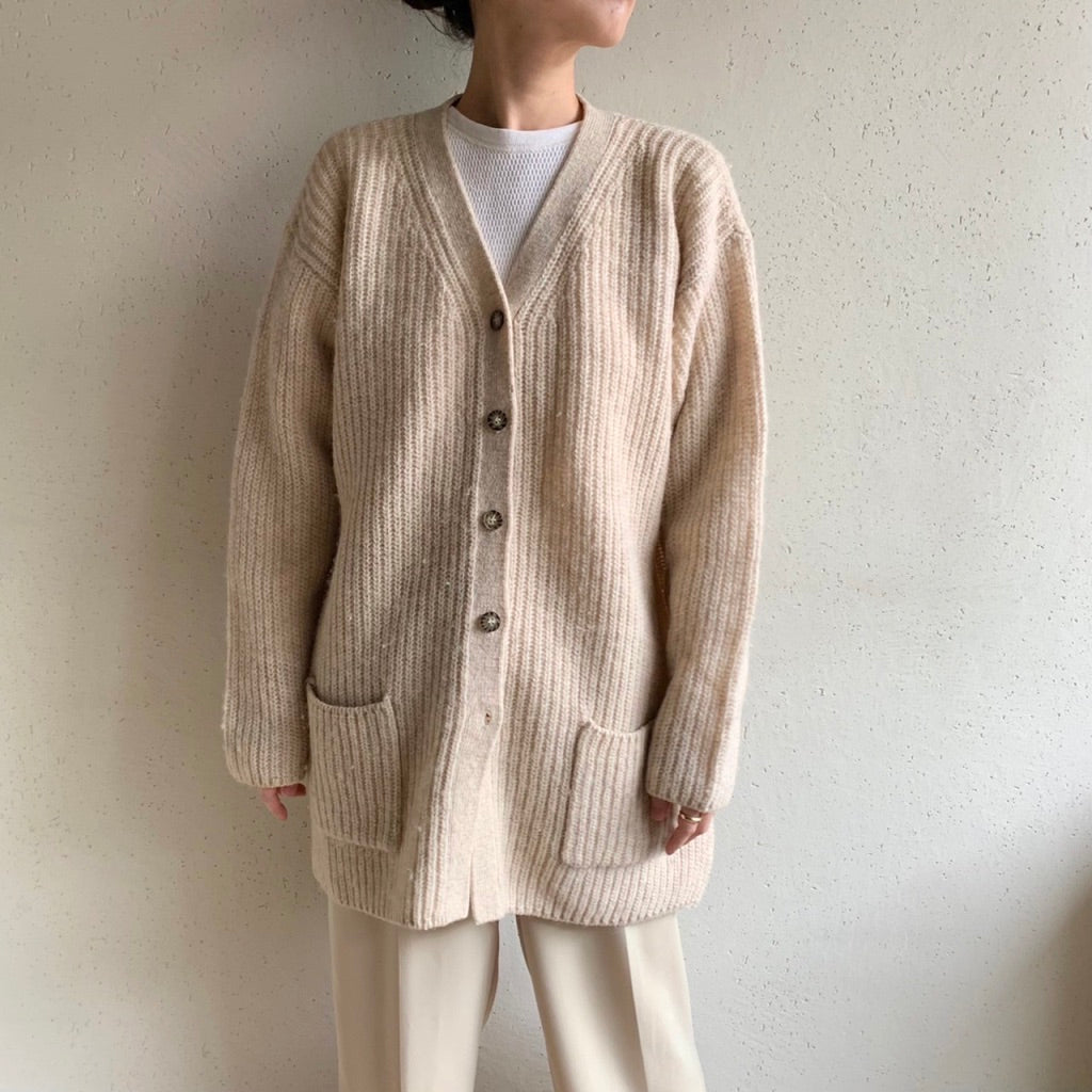 90s Long Knit Cardigan