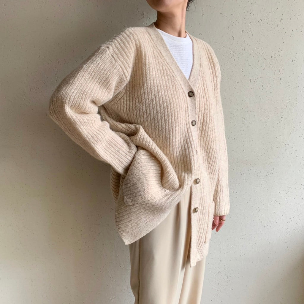 90s Long Knit Cardigan