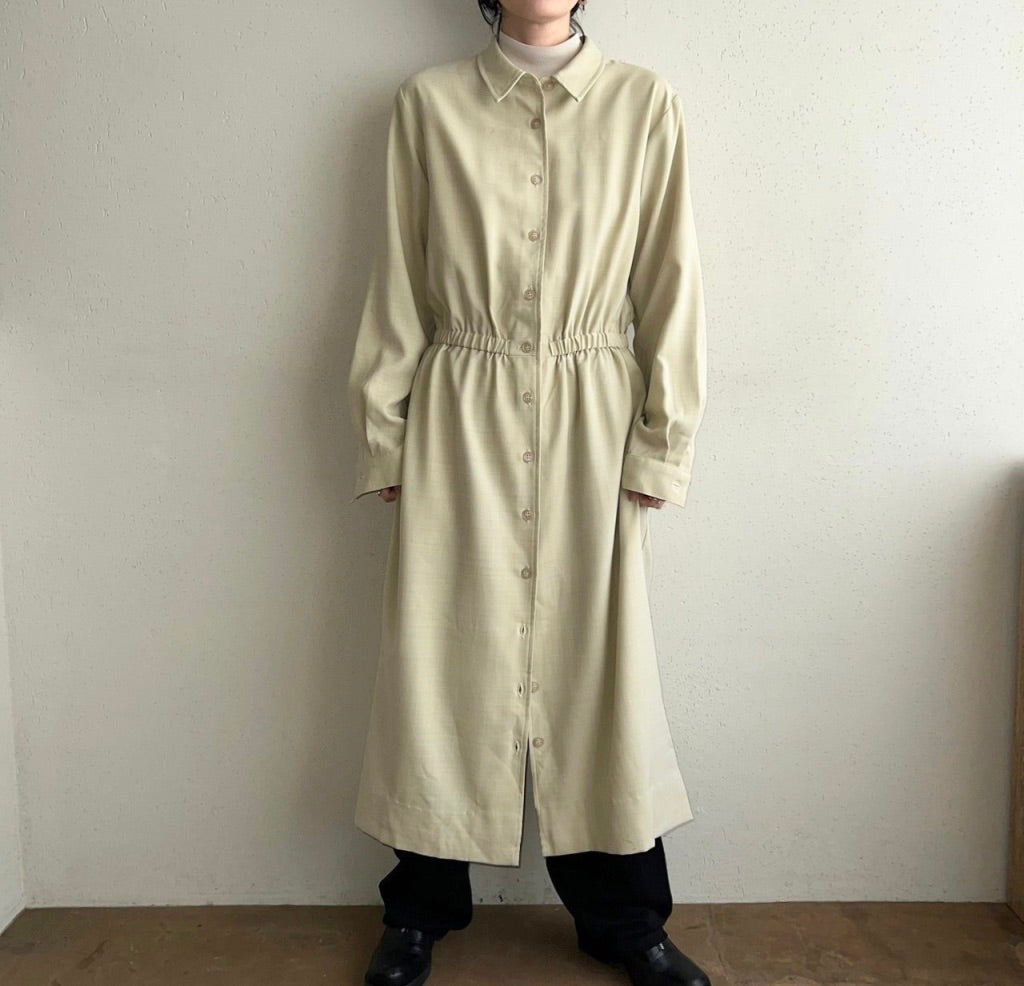 90s Shirt Dress Made in USA