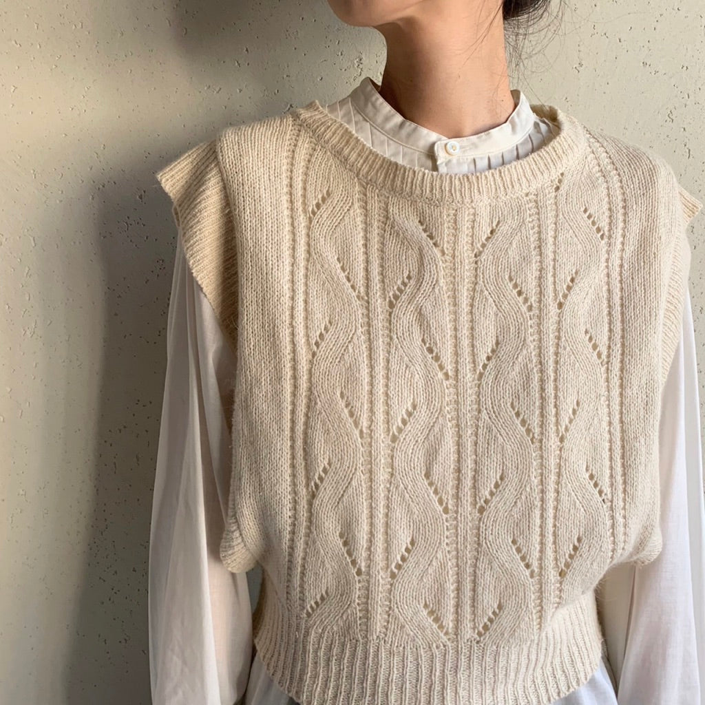 90s Knit Vest Dead Stock