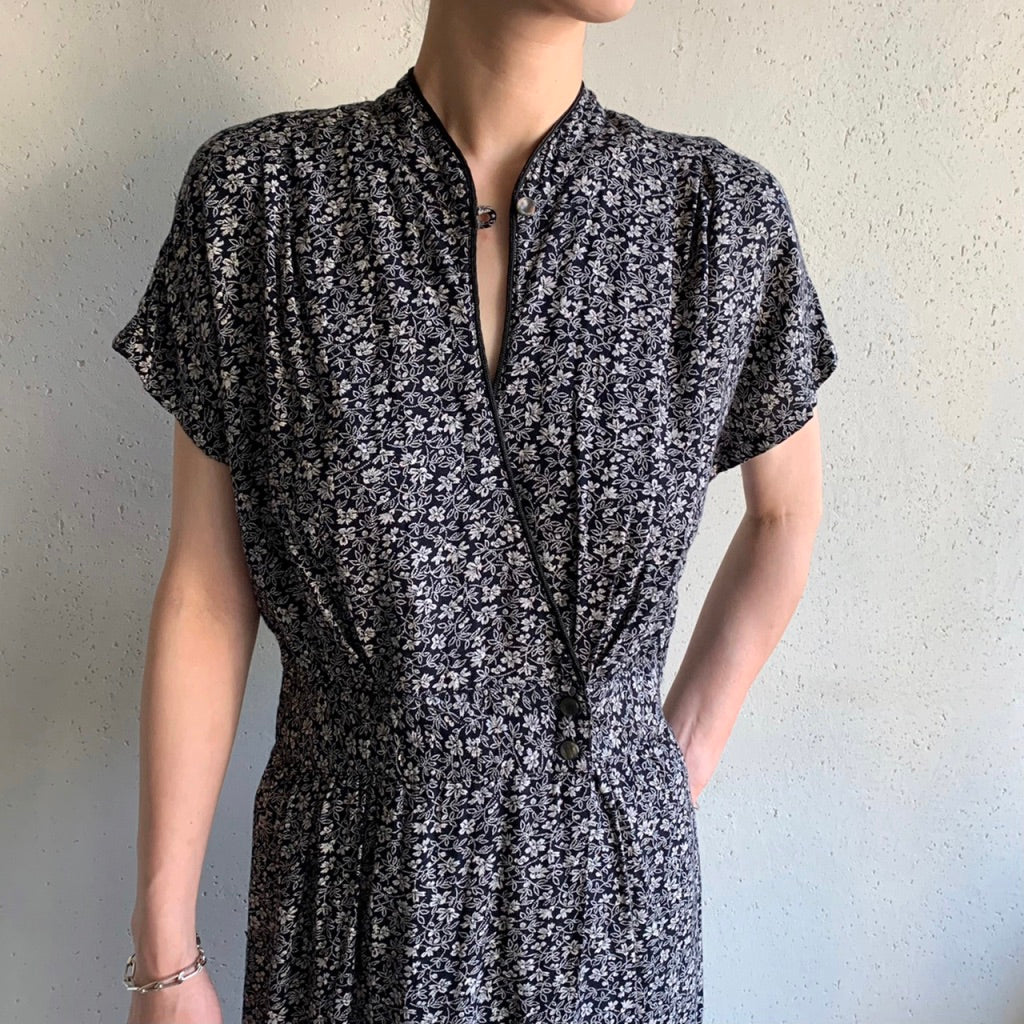 80s Printed Jumpsuit