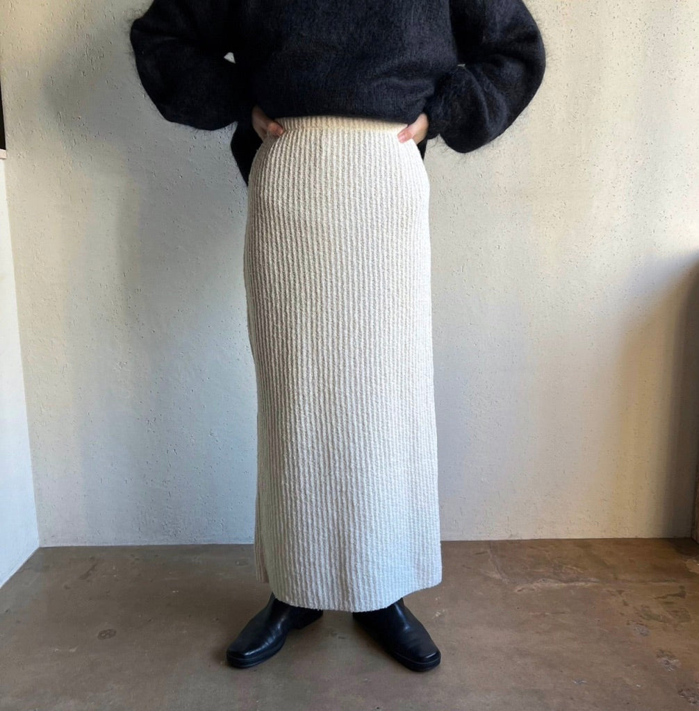 90s EURO Ribbed Knit Skirt