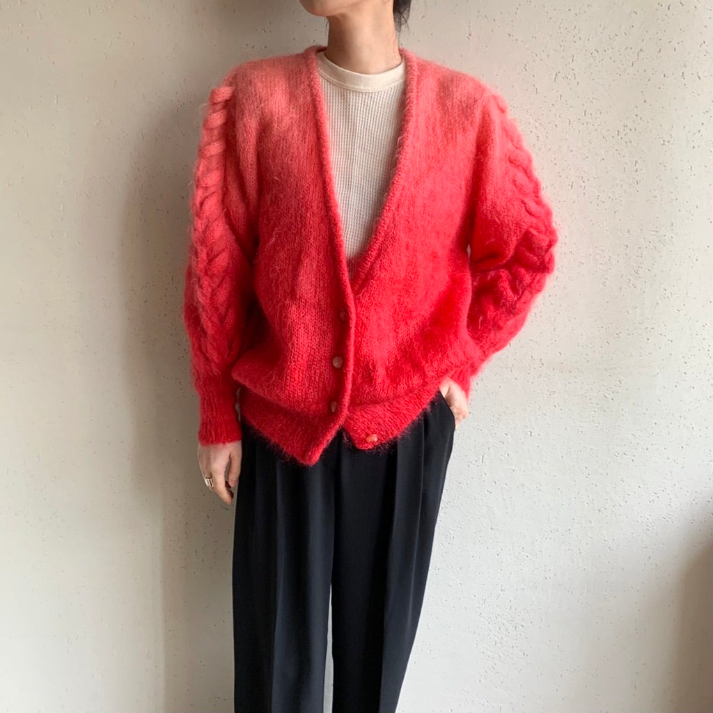 80s Gradation Knit Cardigan
