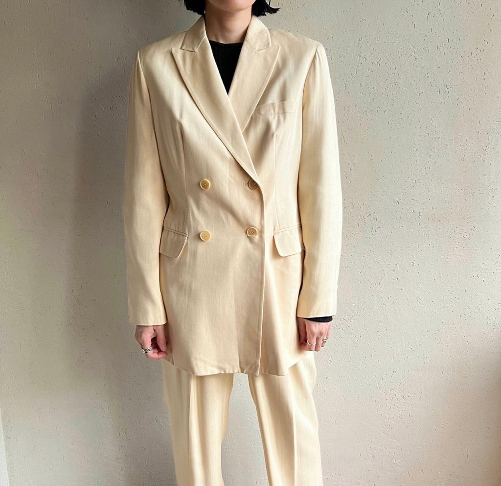 90s "ANN TAYLOR" Silk Two-Piece