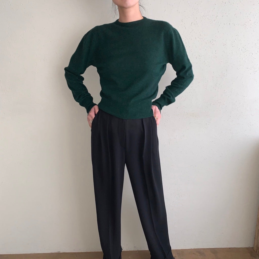 90s Green Light Knit Top