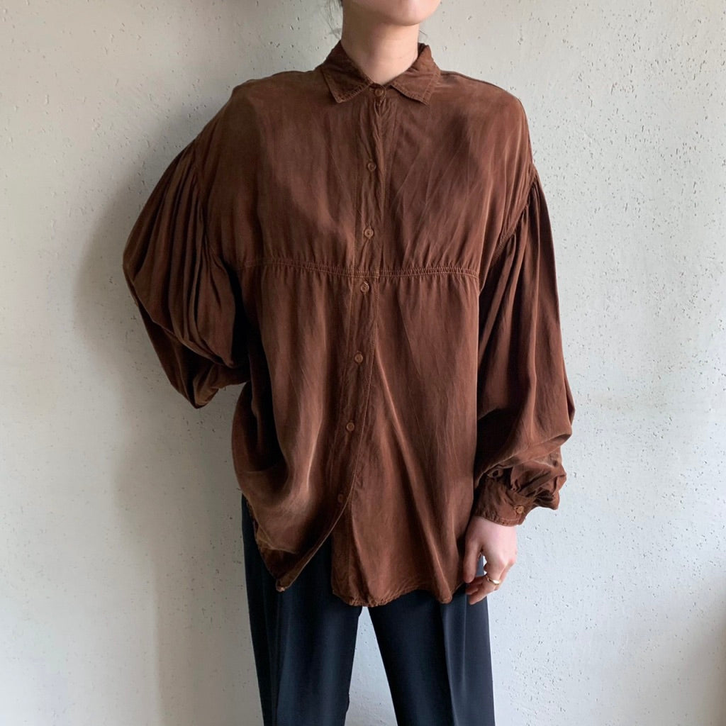 90s Balloon Sleeve Design Blouse Made in USA