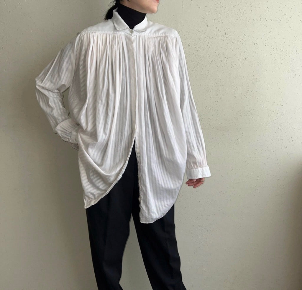 90s Pleated Blouse Made in Italy