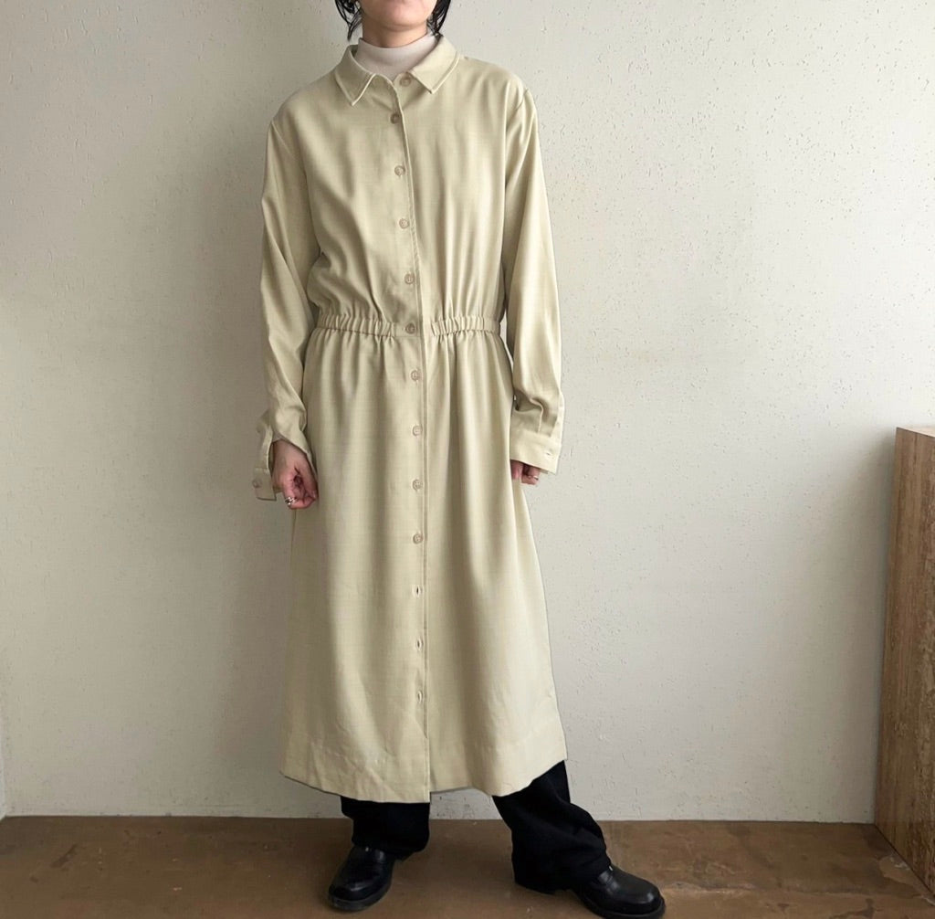90s Shirt Dress Made in USA