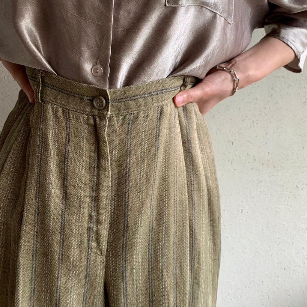 80s Striped Pants