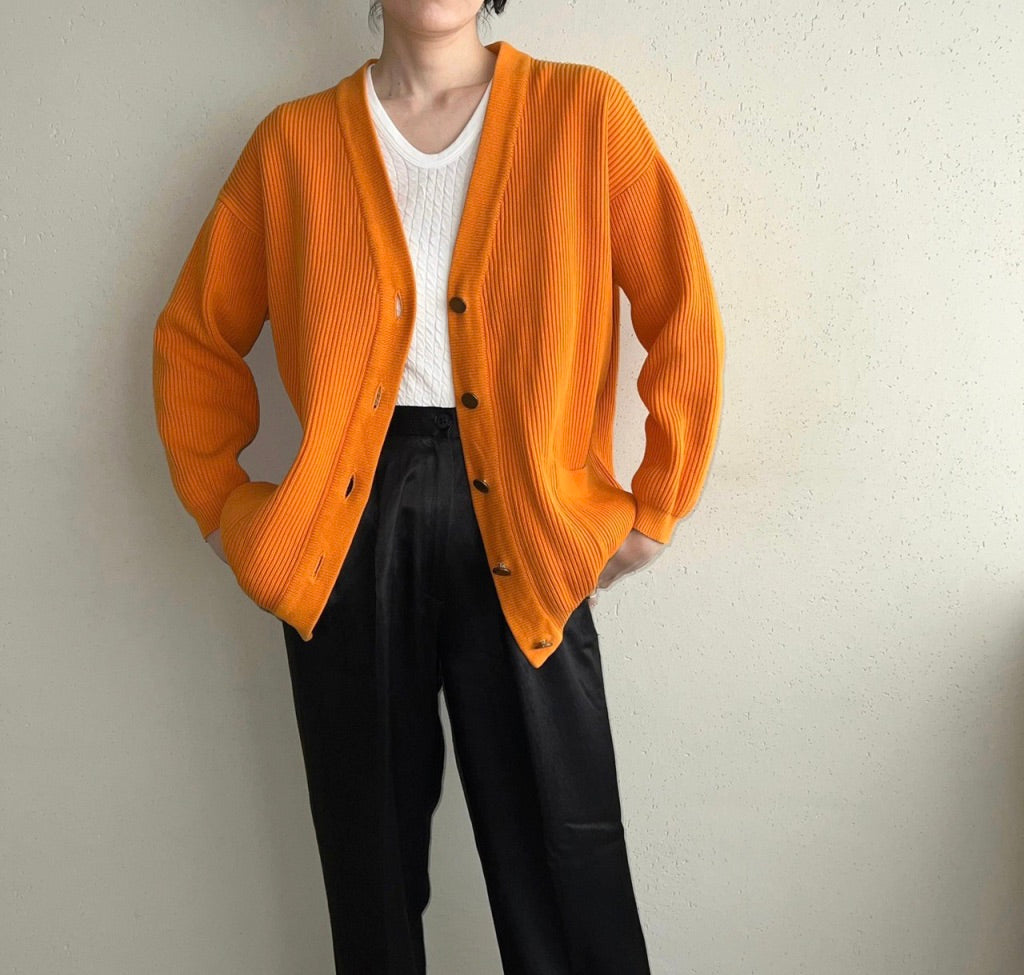 90s Ribbed Cardigan
