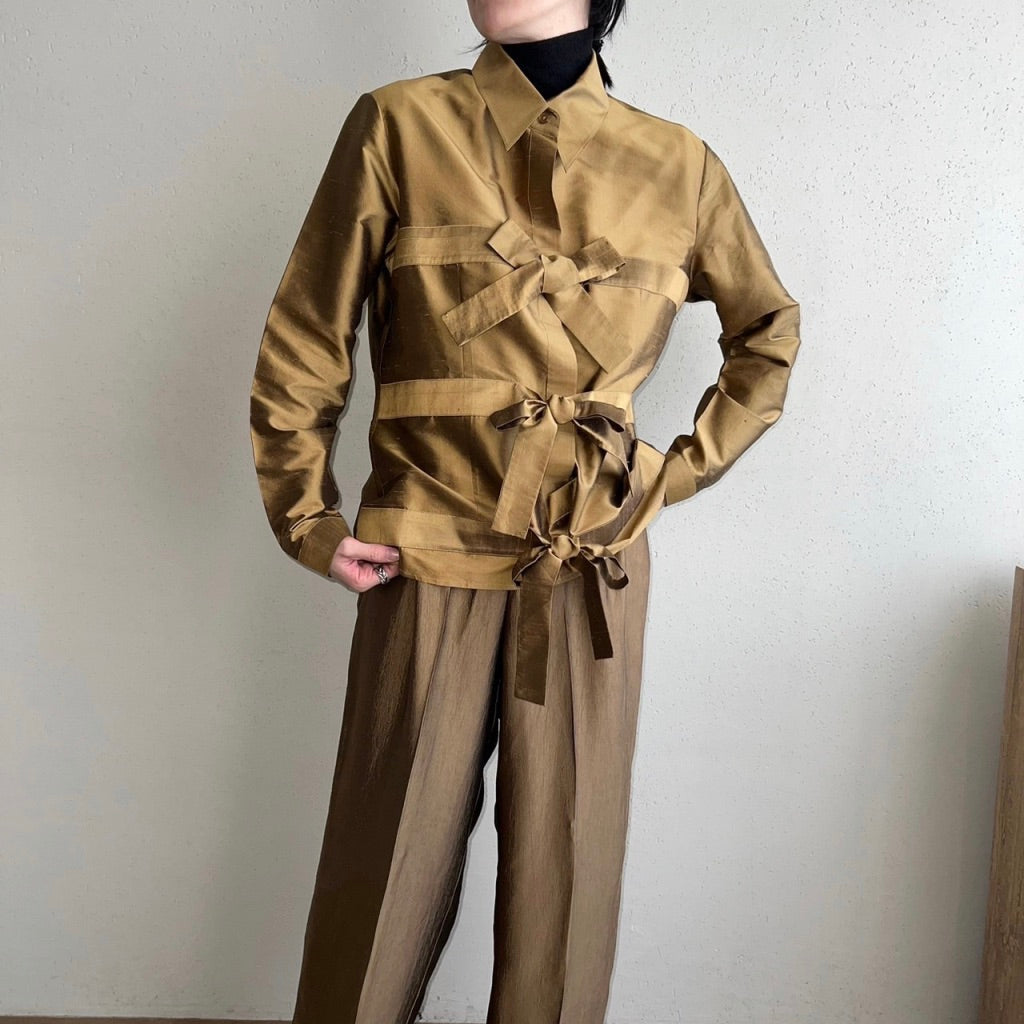 90s "SAMUEL DONG by Dons Collection" Silk Blouse