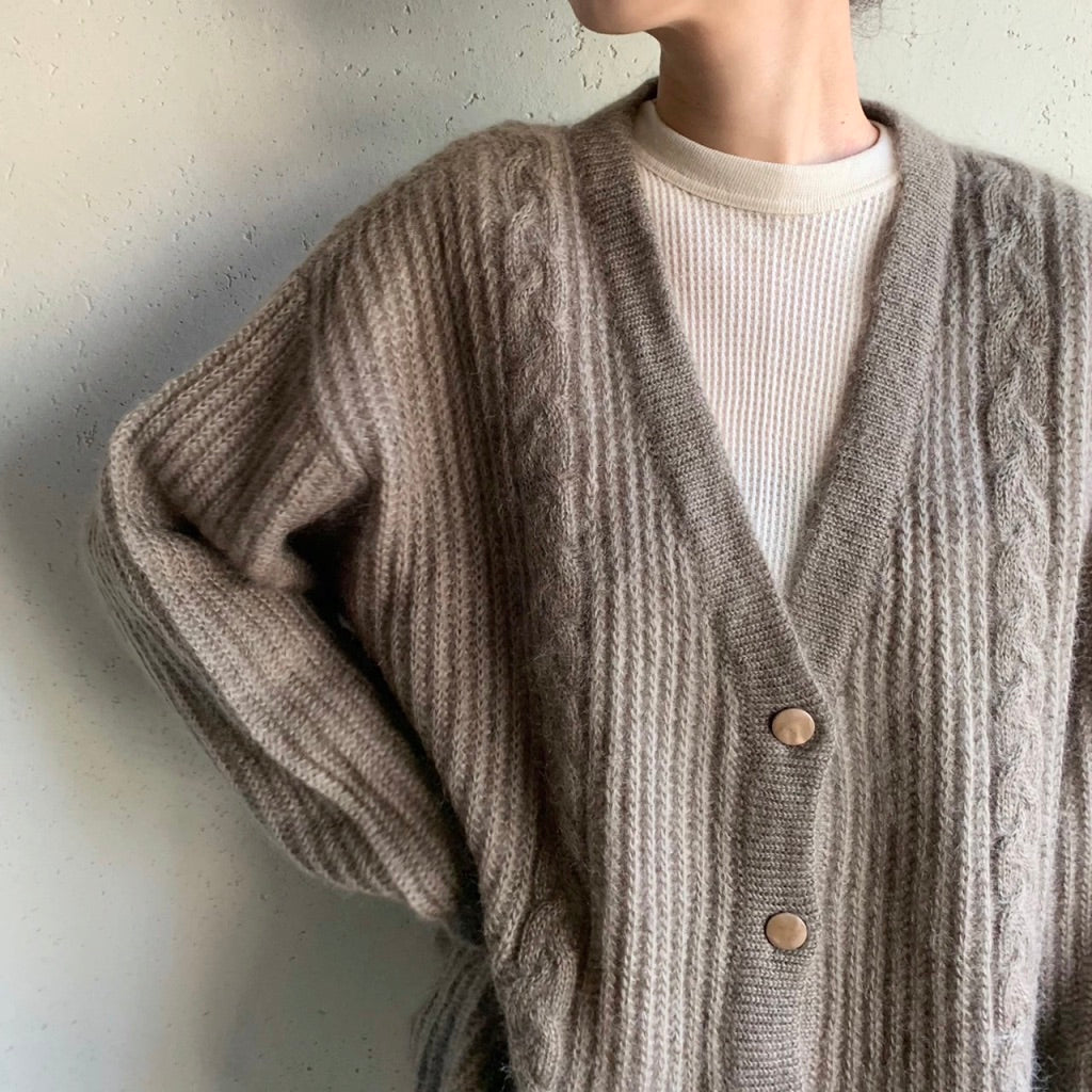 90s Mohair Knit Cardigan Made in Italy