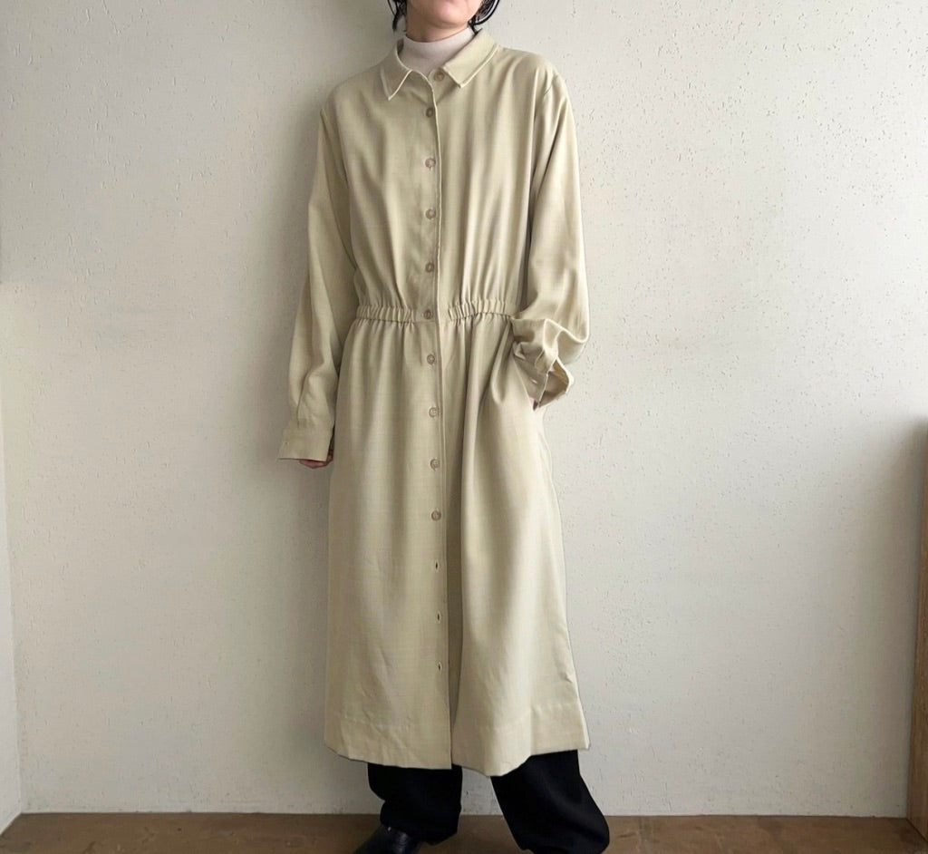 90s Shirt Dress Made in USA