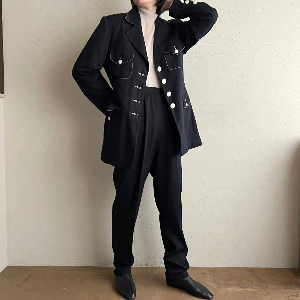 90s Black Two-Piece