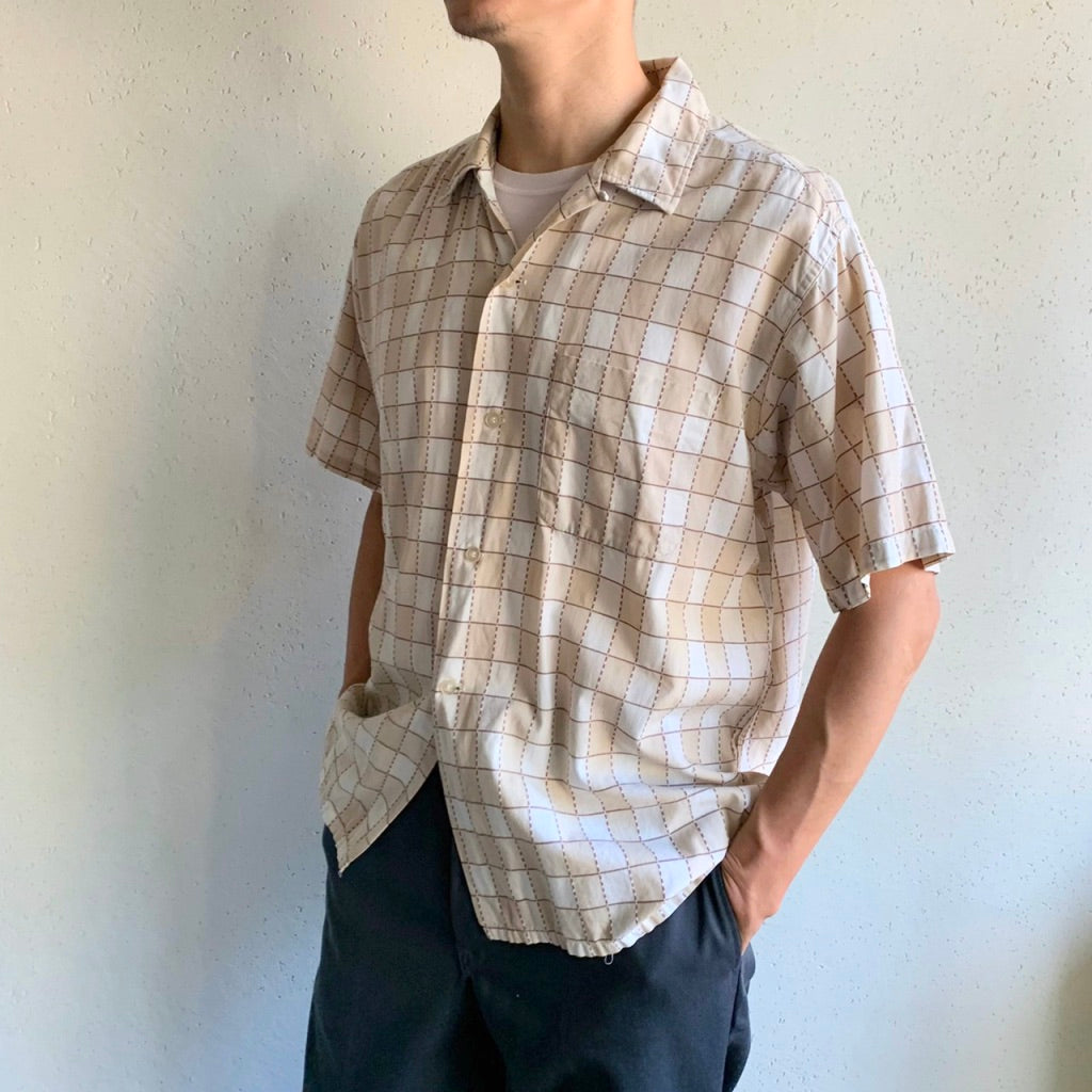 60s Sandy Mac Donald Plaid Box Shirt