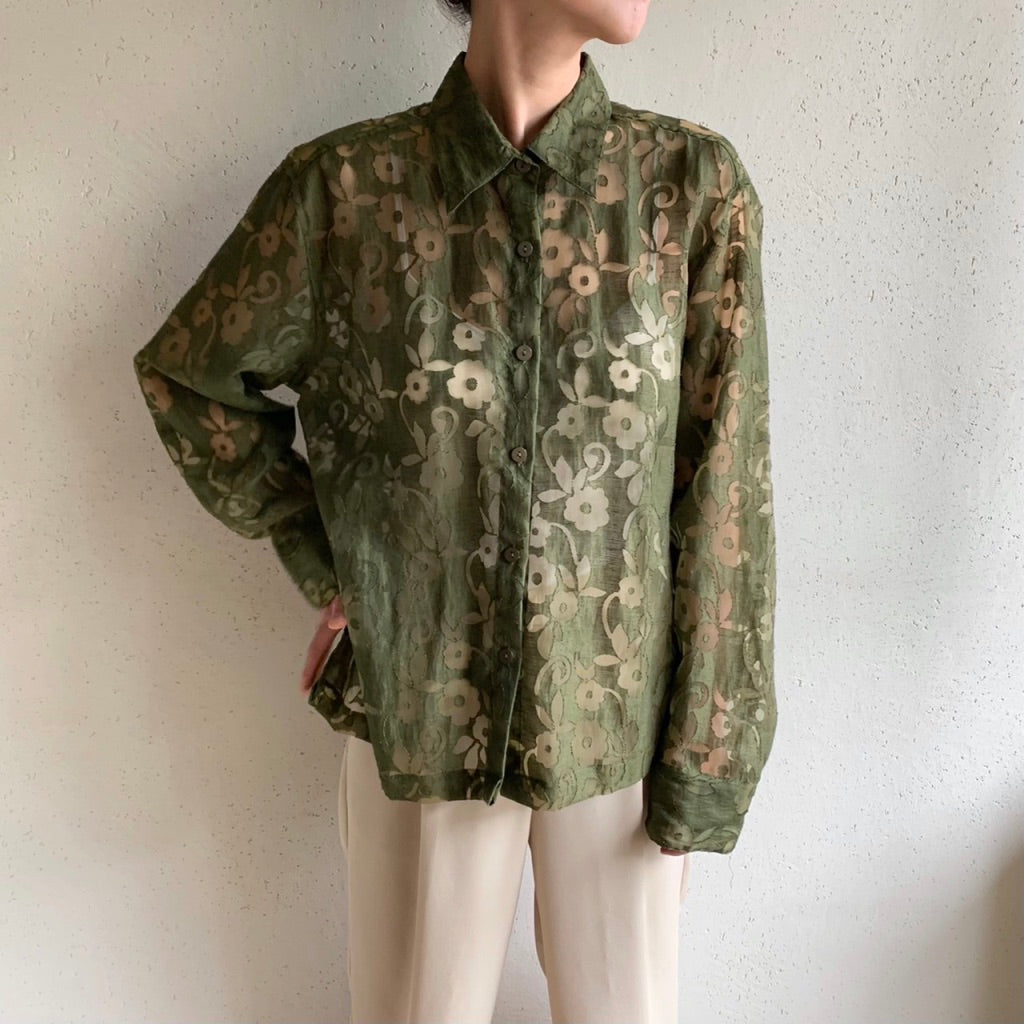 90s Sheer Blouse