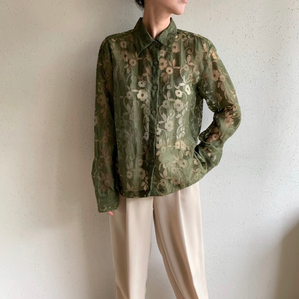 90s Sheer Blouse
