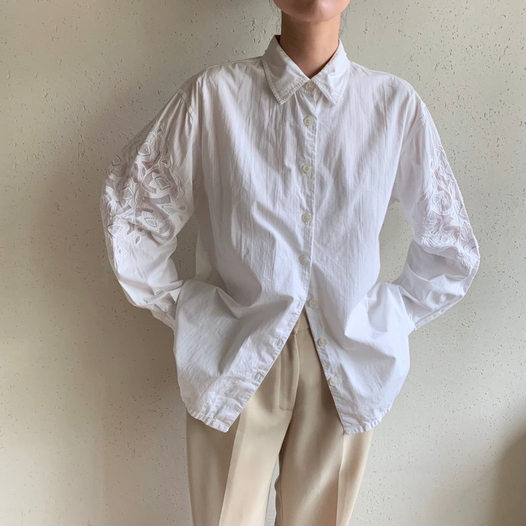 90s EURO Lace Blouse