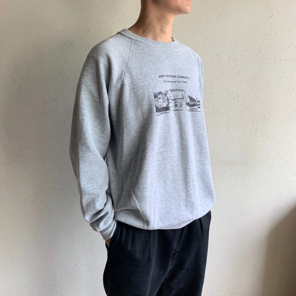 80s Printed Sweater Made in USA