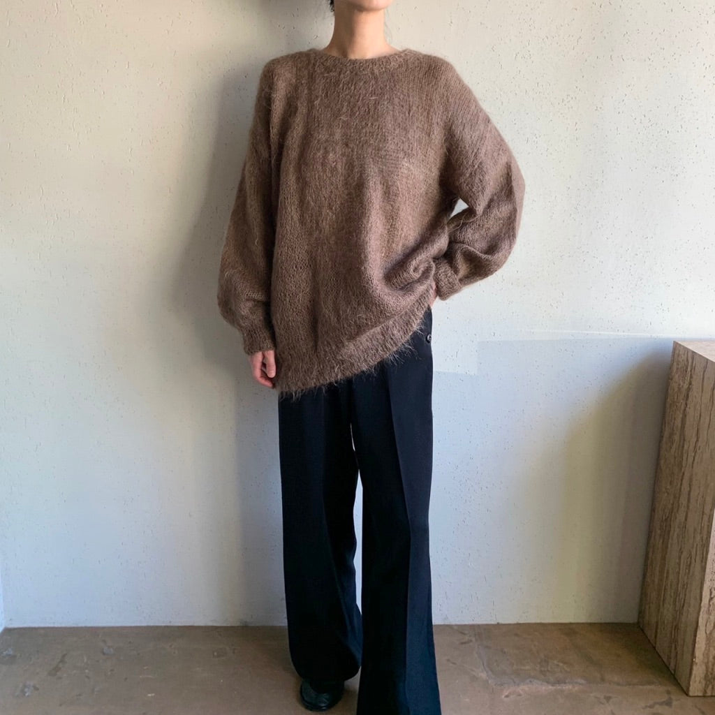 80s Mohair Oversized Hand Knit
