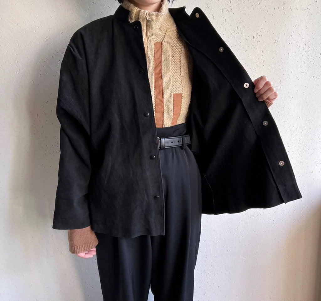 80s Suede Jacket Shirt